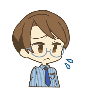 小松田くん困り顔